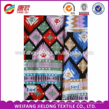 plain printed 100 viscose rayon fabric for ladies cloths printing